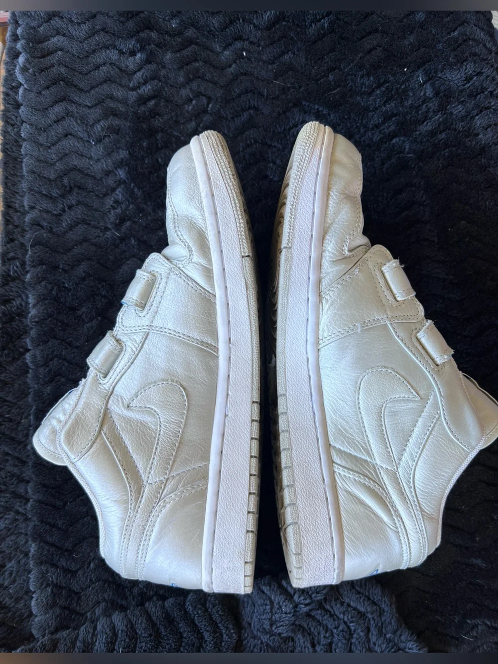 Air Jordan 1 Velcro Premr Low 'Sapphire' 344521-041 men’s Size 9